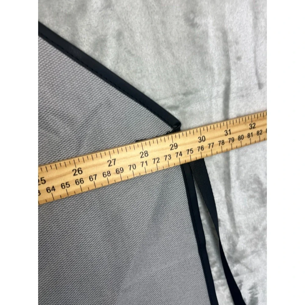 Rubber Vinyl Apron for Cooking Black Padded Neck‎ Hairstylist Painting